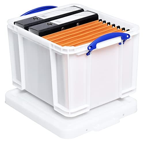 Image of Really Useful Box Plastic Storage 35 Litre White Strong