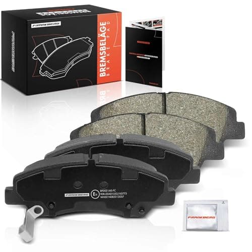 Image of Frankberg Brake Pad Set incl. 4x Pads Front Compatible with i10 BA IA i10 AC3 AI3 Replace# 58101B9A70,58101K7A00