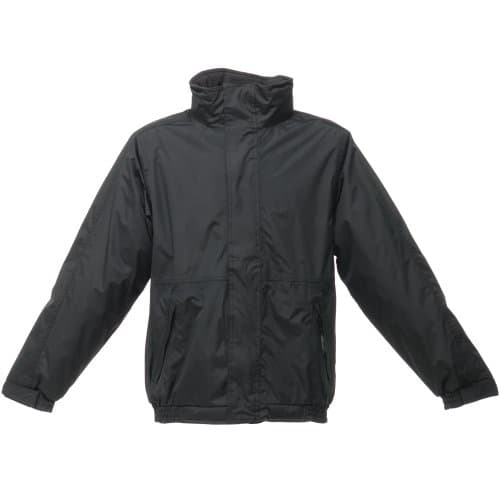 Image of Regatta Mens Dover Waterproof Windproof Jacket (2XL) (Black/Ash)