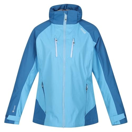 Image of Regatta Womens Lalita Waterproof Jacket Anorak Ethereal/Val 10
