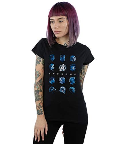 Image of Marvel Women's Avengers Endgame Character Lineup T-Shirt Black XX-Large
