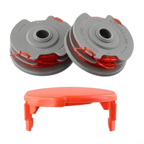 Image of For Flymo Contour 500 Power Plus 500, & 500XT Grass, Trimmer Spool & Line, Long-Lasting, Double Autofeed Spool and Line