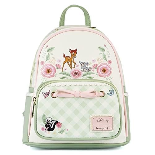 Image of Loungefly Disney Bambi Springtime Gingham Womens Double Strap Shoulder Bag Purse