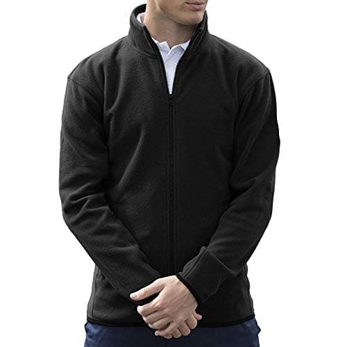 Image of Pro RTX Pro Micro Fleece Jacket, Lightweight Work Jacket for Men, Versatile Men's Jacket in Many Colours, Spring Jacket in Sizes S, M, L, XL, XXL, 3XL, 4XL, 5XL, 6XL, 7XL, black, 7XL