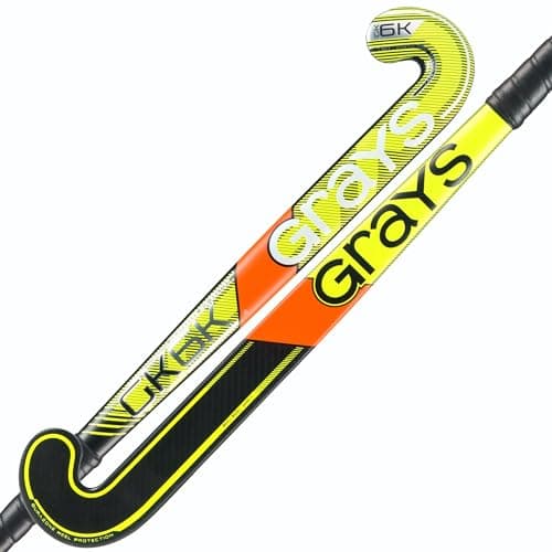 Image of GRAYS GK6K Elite Composite Goalie Hockey Stick - Yellow (36.5" L)