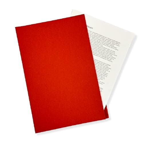 Image of Exacompta - Ref FS315-REDZ - Guildhall - Square Cut Folder, 35 x 24.2cm, 315gsm Premium Heavyweight Manilla, Holds A4 & Foolscap Documents, Blue Angel Certified - Red, Pack of 100