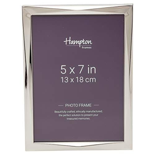 Image of Hampton Frames Photo Frame, Silver, 5x7 (13x18cm)