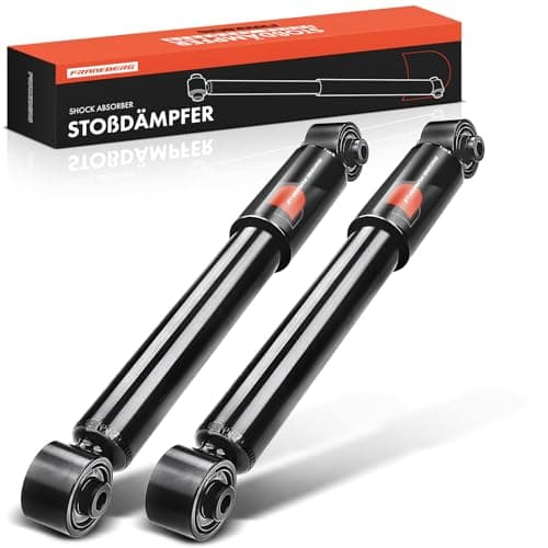 Image of Frankberg 2x Shock Absorber Strut Rear Left Right 368mm Gas pressure Compatible with City-Coupe 450 Cabrio 450 Fortwo Coupe 450 Replace# 343440,290909
