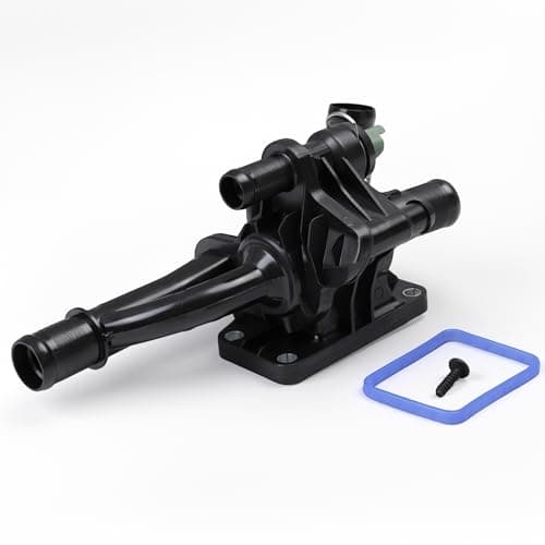 Image of JAVOUKA 2-Pin Engine Coolant thermostat Housing, for Citroën Berlingo, for Peugeot 207, for Ford B-Max, for Volvo C30, for Mazda 2/3/5, for Mini F55, for Fiat Scudo, 1.6L 2003-2024, 1336AF, 9660660380