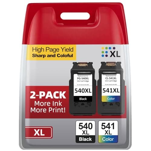 Image of PIXELMY 540XL 541XL Twin Pack Replacement for Canon 540 and 541 Ink Cartridges PG 540XL Black and CL 541XL Colour Ink Cartridges for Canon Pixma TS5150 TS5151 TS5100 MG3600 MG3650 MG3650s MG4250