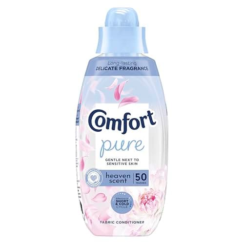 Image of Comfort Pure Heaven Scent Fabric Conditioner Softener with CrystalFresh* Technology for Sensitive Skin 50 washes (750 ml)