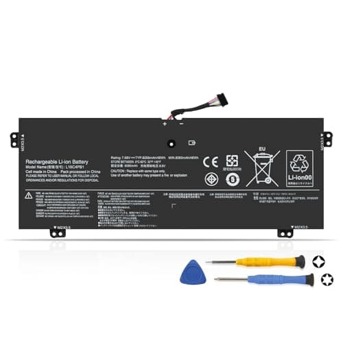 Image of K KYUER 48Wh L16C4PB1 L16L4PB1 L16M4PB1 Laptop Battery for Le-novo Yoga 730-13IKB 730-13IWL 720-13IKB 720-13IKBR Type 81CT 81JR 81C3 80X6 Serie 5B10M52739 5B10M52738 5B10M52740 5B10Q38237 5B10Q38238