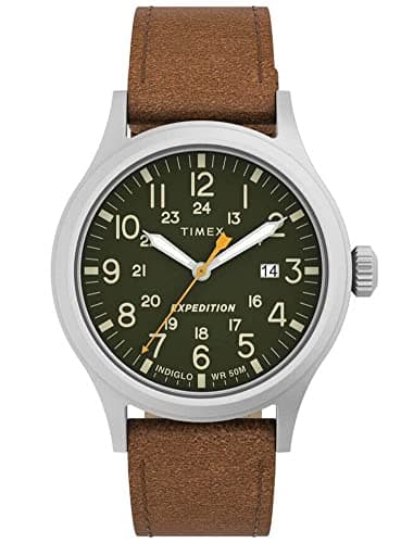 Image of Timex Expedition Scout Men's 40mm Leather Strap Watch TW4B23000