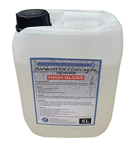 Image of Imprinted Concrete Sealer - High Gloss Finish Pattern Imprinted Concrete Seal (5 litres)