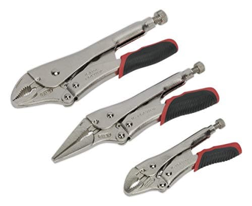Image of Sealey Ak6863 Locking Pliers Set 3Pc Quick Release