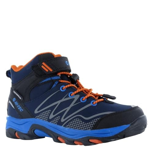 Image of Hi-Tec Boys Blackout Mid Boots, Navy, 6 UK