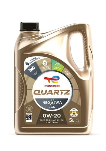 Image of TotalEnergies Quartz Ineo Xtra EC6 0W20 Engine Oil Advanced Synthetic 5L - ACEA C6/C5, API SP, ILSAC GF-6A - Eco-Science Technology