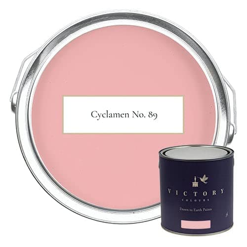 Image of Victory Colours Cyclamen | Pink Paint - 1 Litre - Interior Wood/Metal (Eggshell)