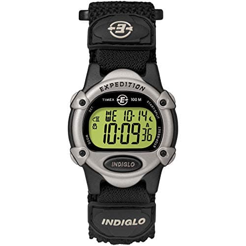 Image of Timex Unisex Expedition Mid-Size Digital CAT Black Fast Wrap Strap Watch T47852