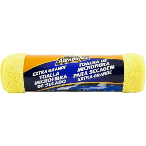 Image of Kent Car Care GKEQ6100 Microfibre Drying Towel Extra Large 5 Sq Ft, Yellow