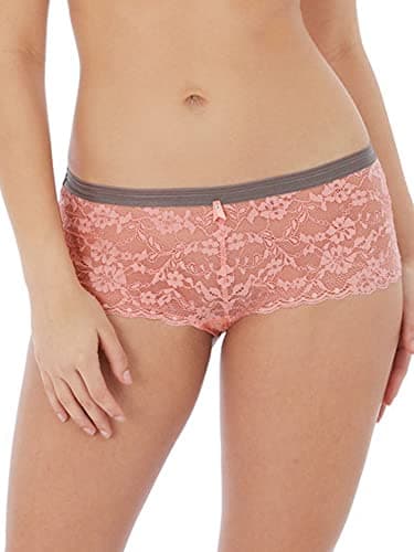 Image of Freya Women's Offbeat Lace Short Bikini Style Underwear, Rosehip, Medium