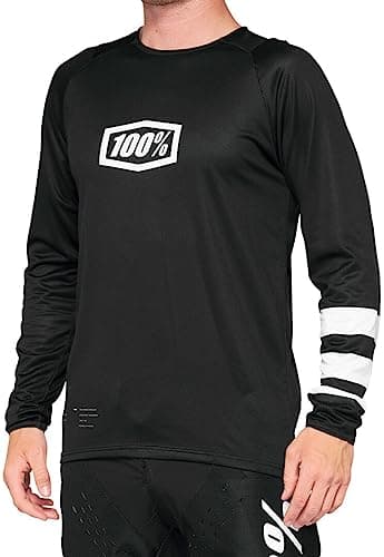 Image of 100% Long Sleeve Jersey r-core Black/White