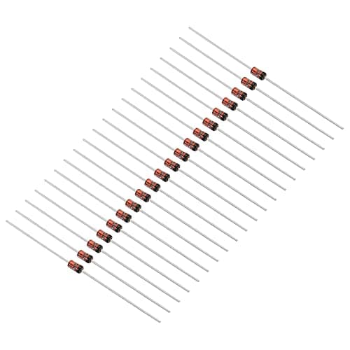 Image of PATIKIL Zener Diode, 20 Pcs 1W Zener Diode Assortment 4.7V DO-41 for Production, Experiments