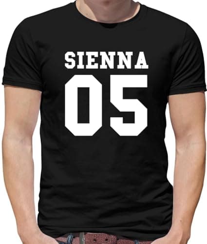 Image of Sienna 05 - Mens T-Shirt - Black - Small