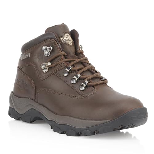 Image of Northwest Territory INUVIK Men’s Mid Rise Waterproof Leather Hiking & Walking Boots