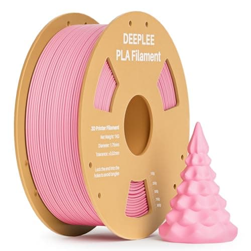 Image of DEEPLEE PLA Filament 1.75mm Pink 1kg, Accuracy Tolerance +/- 0.02mm, Filaments 3D Printing Materials Easy to use Compatible with FDM 3D Printers