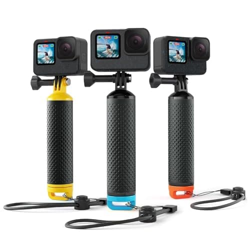 Image of Sametop Floating Handle Grip Floaty Stick Waterproof Handler Accessory Compatible with GoPro Hero 13, 12, 11, 10, 9, 8, 7, 6, 5, 4, Session, 3+, 3, Hero(2018), Max, DJI Osmo Action Cameras (Blue)
