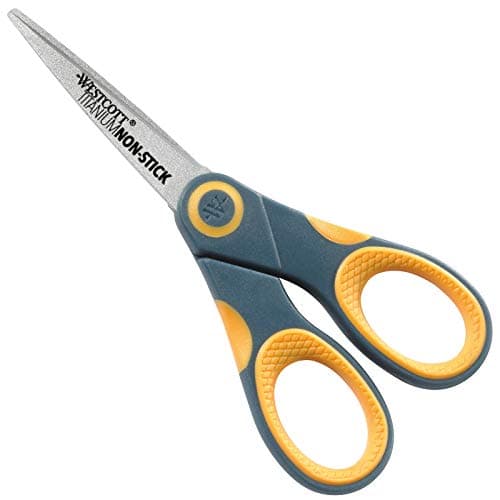 Image of Westcott 5-Inch Straight Titanium Bonded Non-Stick Scissor E-33650 00