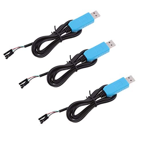 Image of Hailege 3pcs PL2303TA USB to TTL COM RS232 Download Cable Works Well with Windows XP VISTA Win 8/10 Mac OS X/Linux