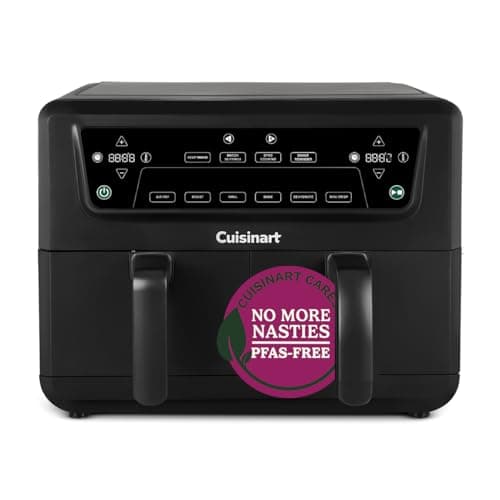 Image of Cuisinart XXL10.4L Air Fryer with 2 x 5.2L Drawers |PFAS Free|Chemical-free cooking | Air Fry, Roast, Grill, Bake, Dehydrate, Max Crisp, Keep Warm | Dual Zones - cook 8+ portions|Dishwasher Safe