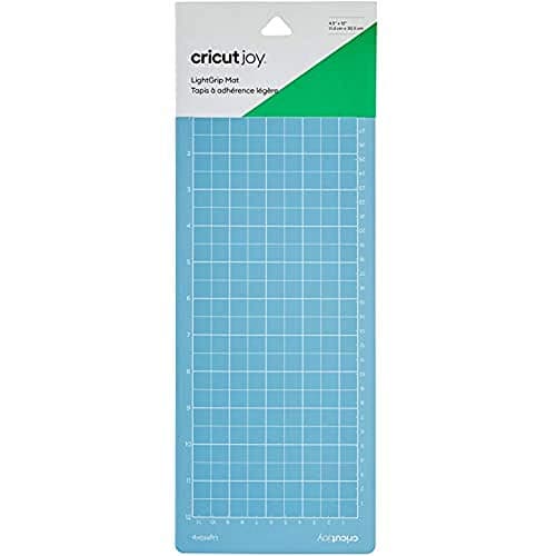 Image of Cricut 2007966 Joy LightGrip Mat, 11.4 cm x 30.5 cm (4.5" x 12"), Blue, Large
