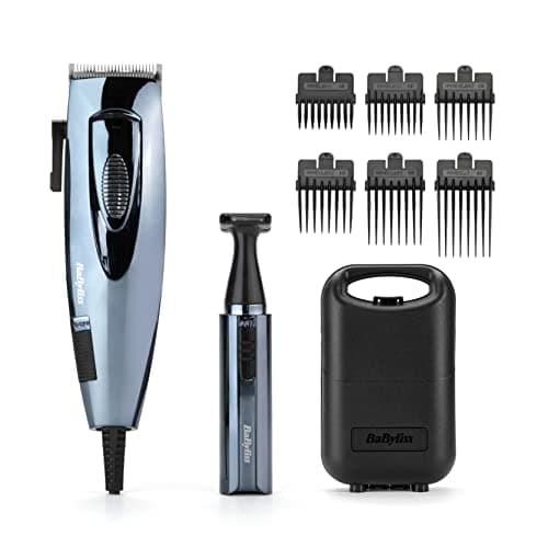 Image of BaByliss Powerblade Pro Hair Clipper, Precision Titanium Blades, Lasting Precision, Trimmer for Edging and Shaping