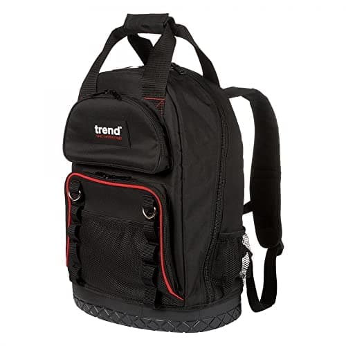 Image of Trend Tool Bag Backpack, Heavy-Duty & Weather Resistant Back Pack, TB/TBP, Black