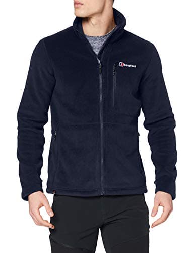 Image of Berghaus Men's Activity Polartec Thermal Pro Interactive Fleece Jacket | Extra Warmth | Breathable | Soft Feel Fleece Full Zip, Dusk, XS