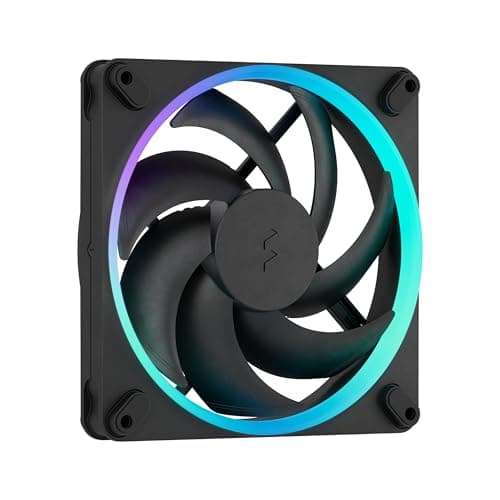 Image of Fractal Design Momentum 14 RGB-Silent PC Case Fan-140 mm -ARGB Gen2-20 LEDs -Liquid Crystal Polymer LCP blades - FDB Fluid Dynamic Bearing - Cooling Performance-Powerful Airflow-Quiet Operation-Black
