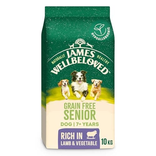 Image of James Wellbeloved Dog Senior Hypoallergenic Dry Food Grain Free Lamb 10 kg