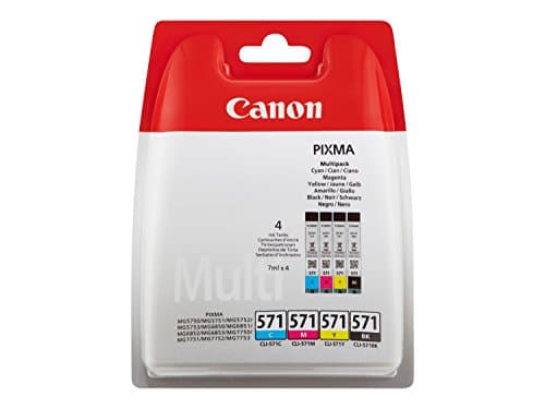 Image of Canon CLI-571 BK/C/M/Y Ink Cartridge Multi Pack