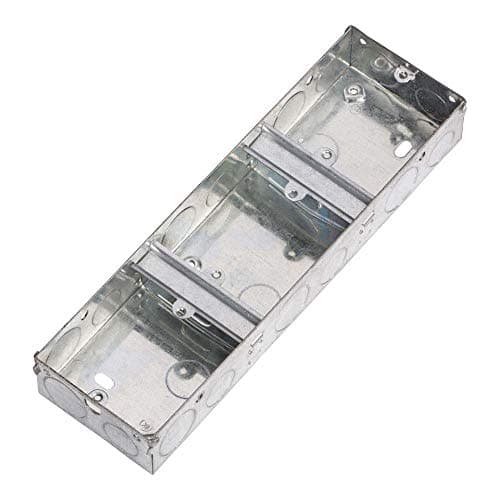 Image of Knightsbridge GSK335 Triple Galvanised Steel Box, 3G, 35 mm