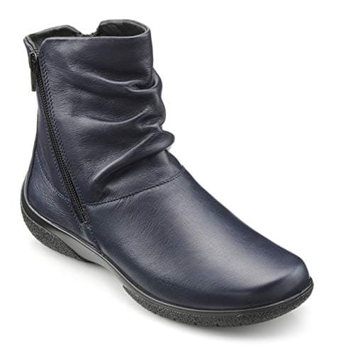 Image of Hotter Womens Whispe Fashion Boot, Navy, 7.5 UK Wide