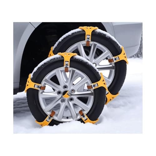Image of Car Snow Chains for Audi A4 B9 Avant,Widened Design, Suitable for Use in Extremely Cold and Snowy Weather, Strongly Prevents the Vehicle from Slipping, 10pcs
