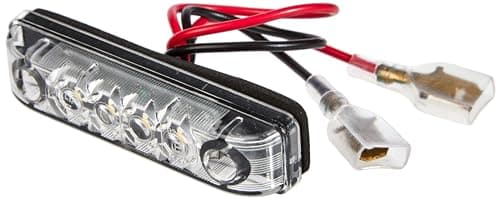 Image of HELLA VALUEFIT 2PG 357 010-021 Position Light - LED - 12V - Fitting/Screw Connection - Lens Colour: Crystal clear - LED colour: Yellow - Front - Quantity: 1