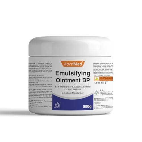 Image of AactiMed Emulsifying Ointment – 500g for Skin Moisturiser & Soap Substitute or Bath Additive