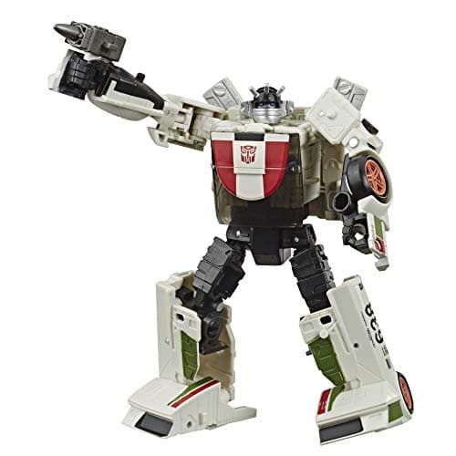 Image of Transformers Toys Generations War for Cybertron: Earthrise Deluxe WFC-E6 Wheeljack Action Figure – Children Aged 8 and Up, 14-cm