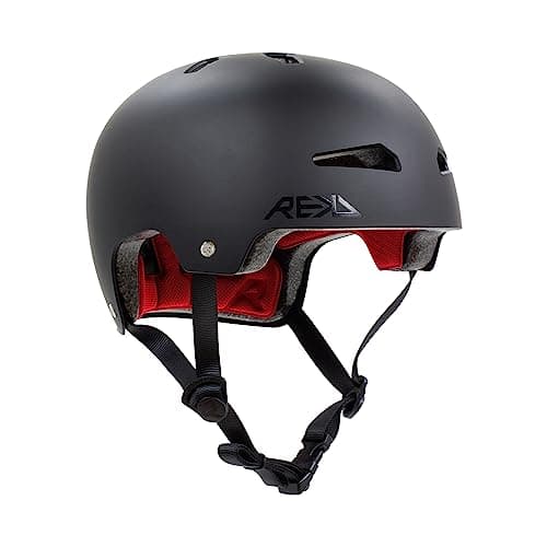 Image of REKD Elite 2.0 Helmet, Fully Certified with Adjustable Padding, For All Action Sports, Black L-XL 57-59cm