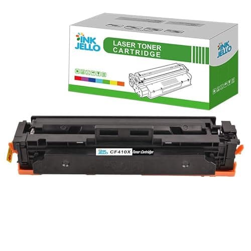 Image of InkJello Compatible Toner Cartridge Replacement for HP Colour LaserJet MFP M477fdw Pro M452dn M452nw Pro MFP M377dw M477fdn M477fnw CF410X (Black)