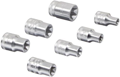 Image of Stahlwille 50TX/7 Torx Socket Drive Set (7), 1/2 Inch